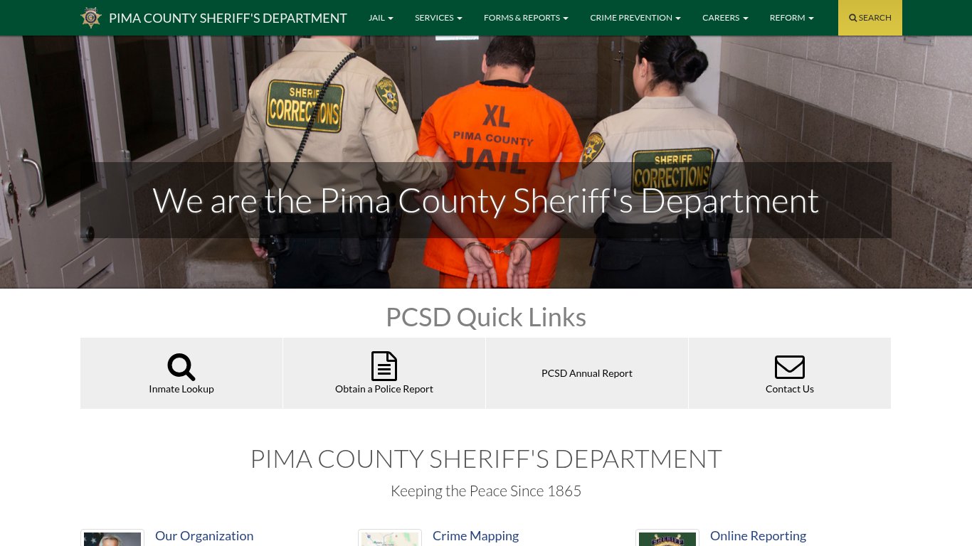 Pima County Adult Detention Inmate Search